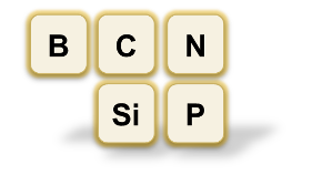 Main group elements: B, C, N, Si, P